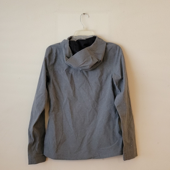 The North Face Women's Soft Shell Hoody Gray Heather Jacket - Picture 2 of 7
